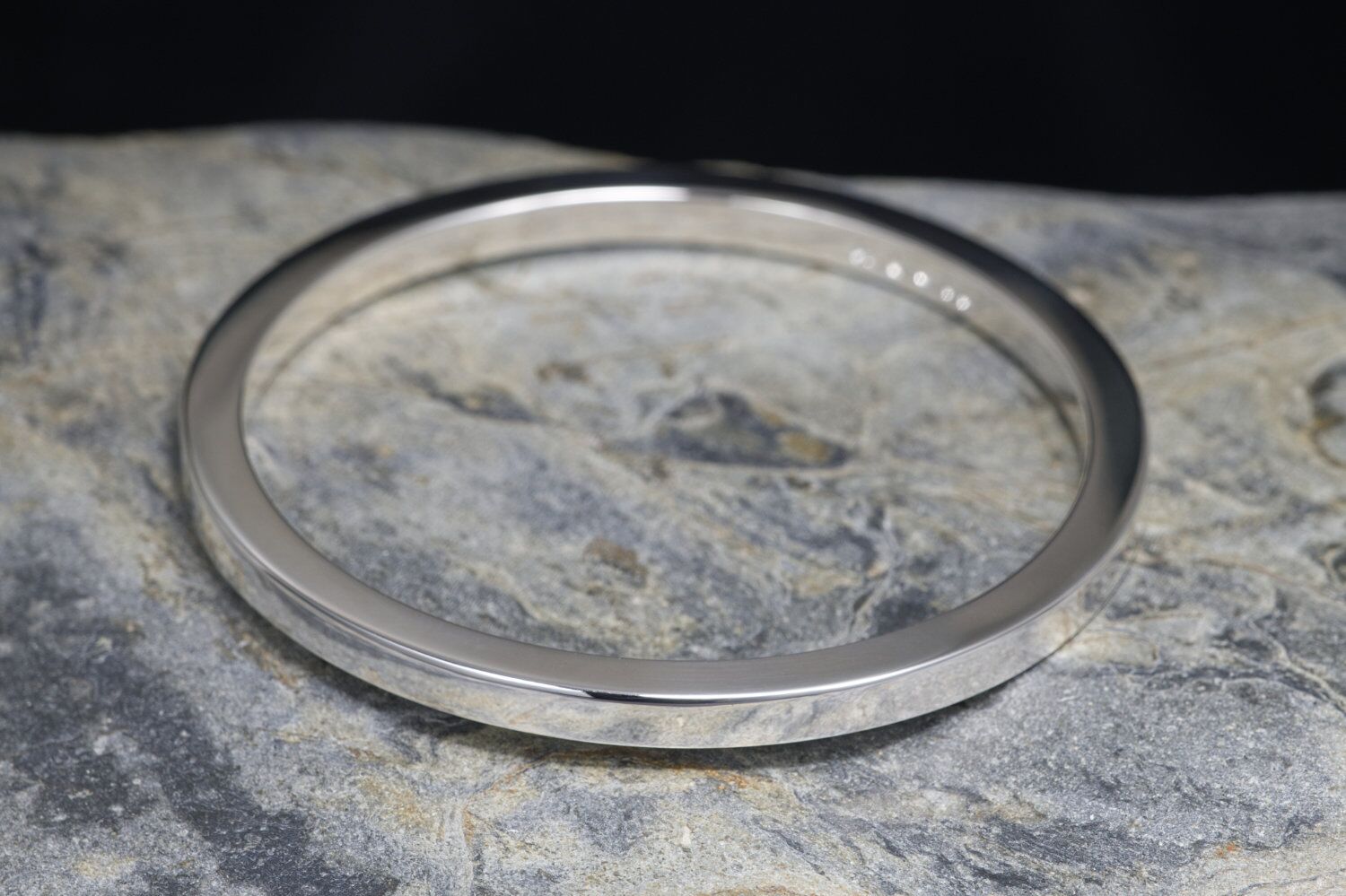 Newlyn 5 Extra Heavy Chunky Solid Sterling Silver Bangle 2 Newlyn 5 Handmade Solid Silver Polished Bangle. 5mm Square edged sterling silver bracelet, London Hallmarked
