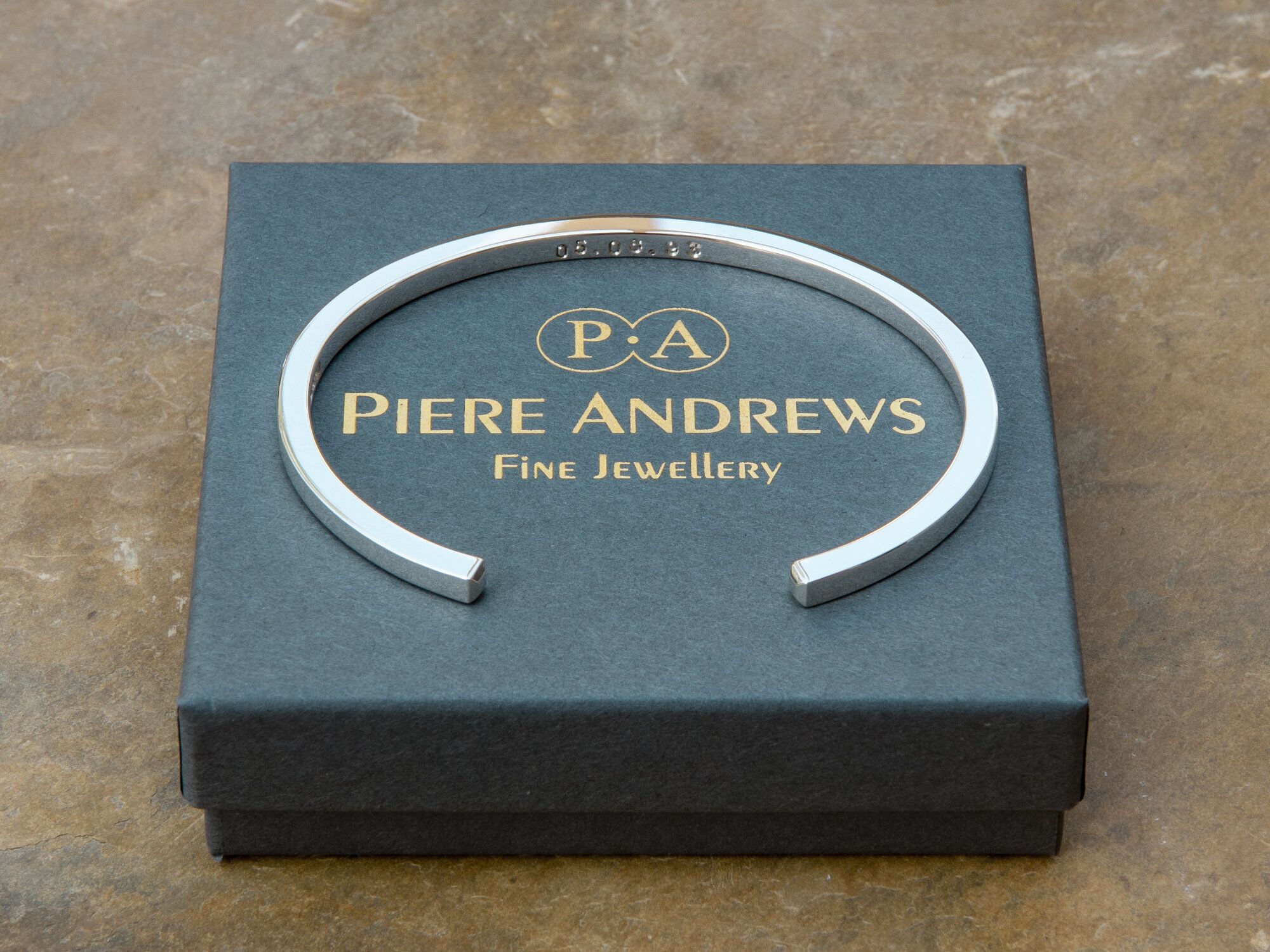 Newlyn 4 Cuff Solid Sterling Silver Bracelet 2 Newlyn 4 Cuff Solid Silver Handmade bracelet- London Hallmarked. 4mm Square